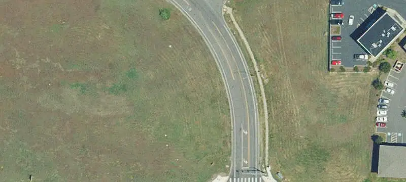 Signalized Corner Commercial Land
