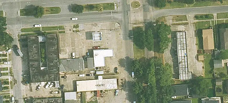 Renovated Gas Station with Retail Buildings