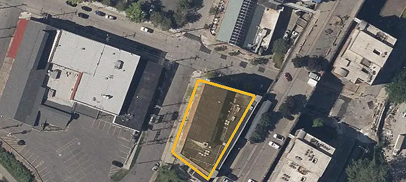 Six-Story Office Building with Adjacent Land