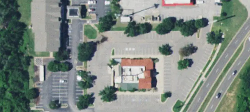 Restaurant Building with Tile Roof