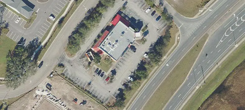 Newly Constructed Strip Mall