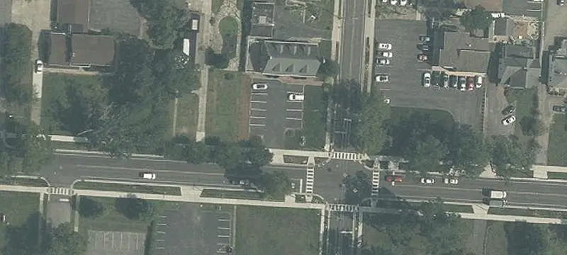 Corner Office Building