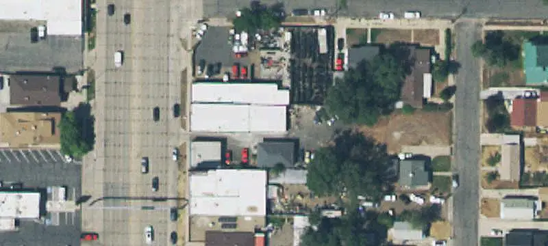 Three-Structure Mixed-Use Property