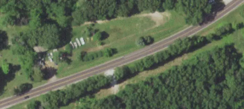 Farm with Hog Barns