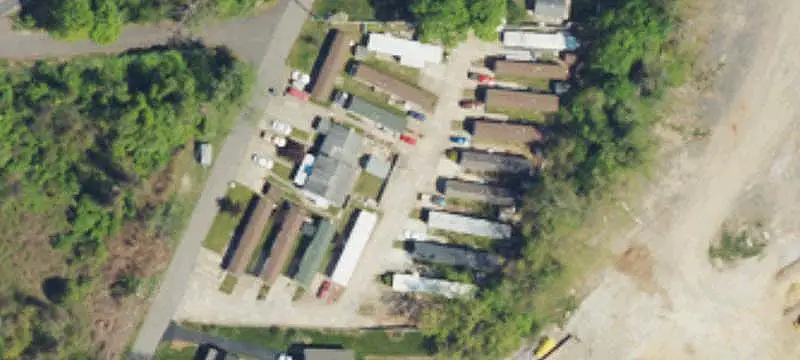 Truck Terminal with Trailer Parking