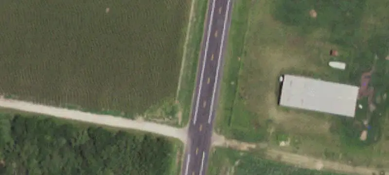 Agricultural Land Along Paved Road