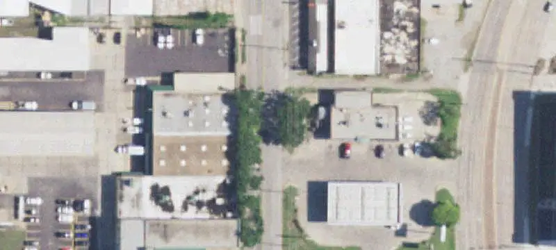 Four-Lane Intersection Commercial Land