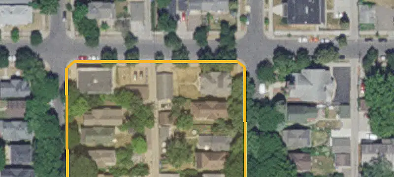 Quadplex with Four-Stall Garage