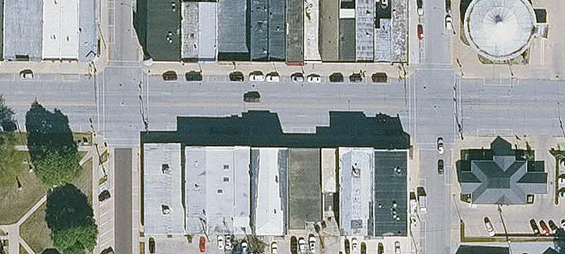 Two-Story Downtown Mixed-Use Building