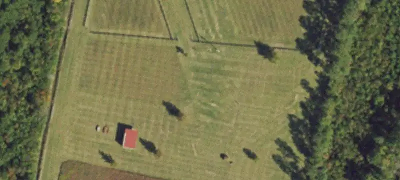 Fenced Farmland with Pastures