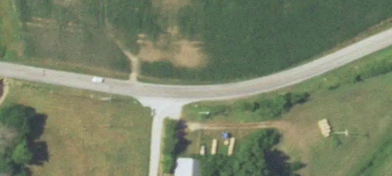 Open And Wooded Farmland