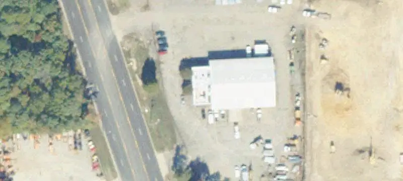 Fenced Paved Industrial Land