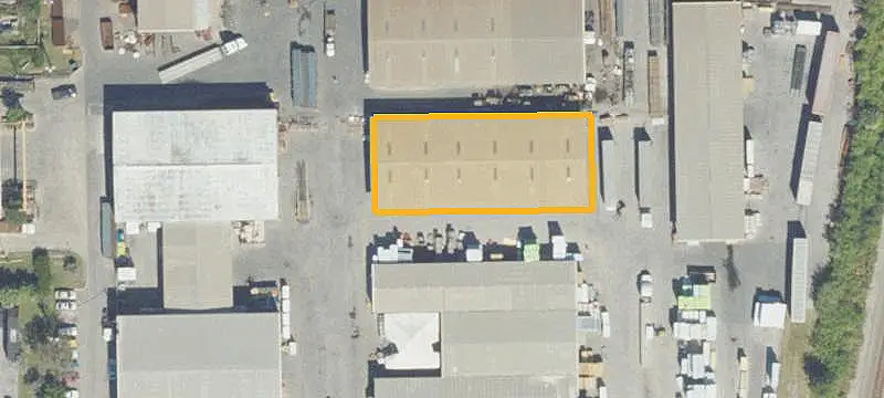 Paved Truck Terminal With Rail Access