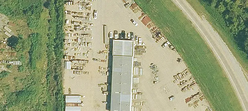 Fenced Commercial Land with Office