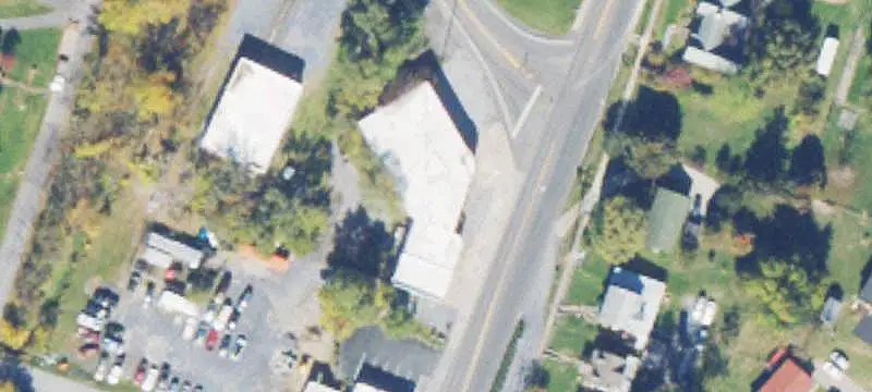 Brewery Building with Garage Doors