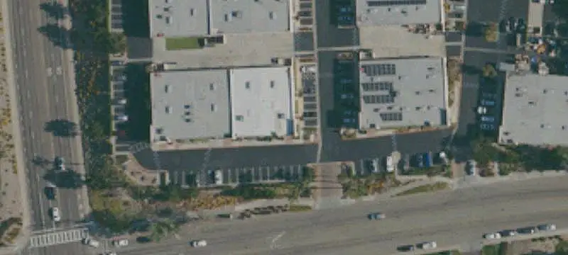 Corner Warehouse with Signage