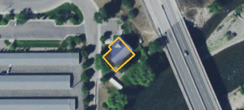 Storefront Building with River Frontage