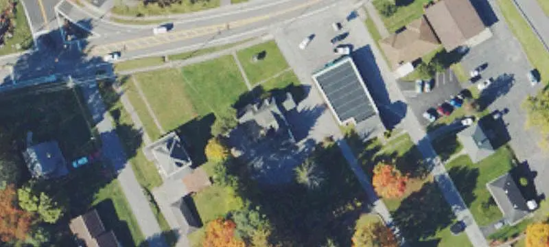Office Building with Fireplaces