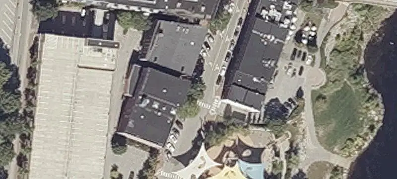 Brick Mixed-Use Building