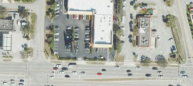 Shopping Center with Drive-Through
