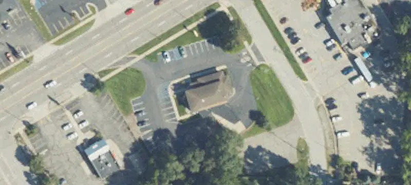 Freestanding Bank Building with Drive-Through