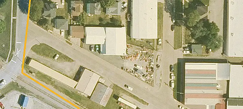 Manufacturing Facility with Fenced Lot