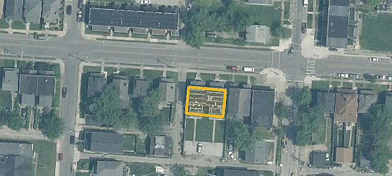 Four-Unit Brick Townhome Quadplex