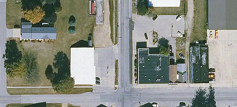 Corner Convenience Store Building