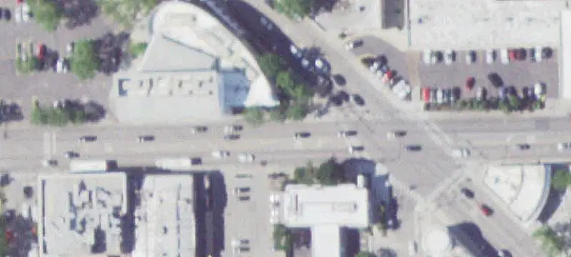 Urban Shopping Center with Surface Parking