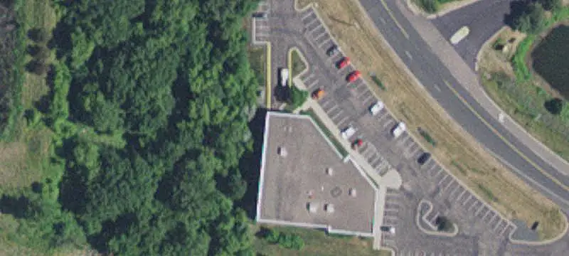Office Building with Highway Visibility