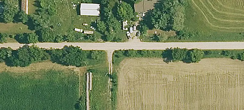 Fenced Agricultural Land with Pond