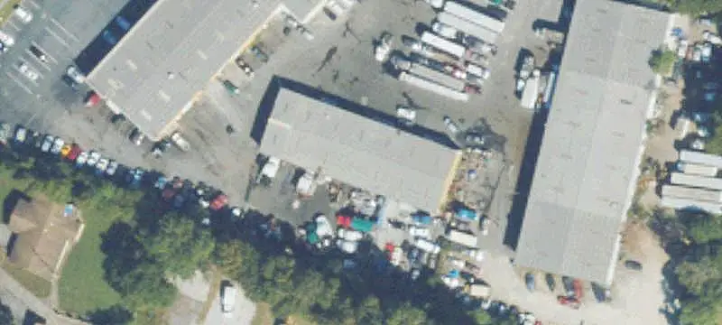 Auto Service Buildings on Corner Parcel
