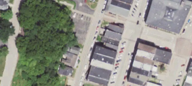 Two-Story Mixed-Use Brick Building