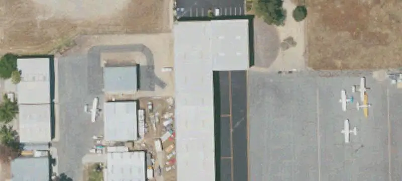 Airport Aviation Facility With Hangar