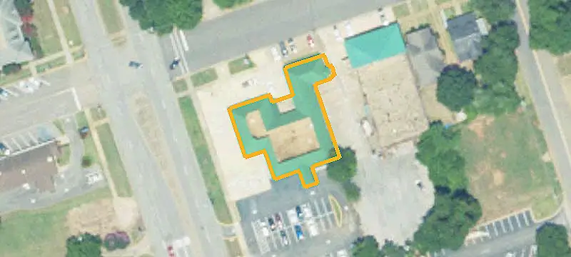 Corner Commercial Land With Offices
