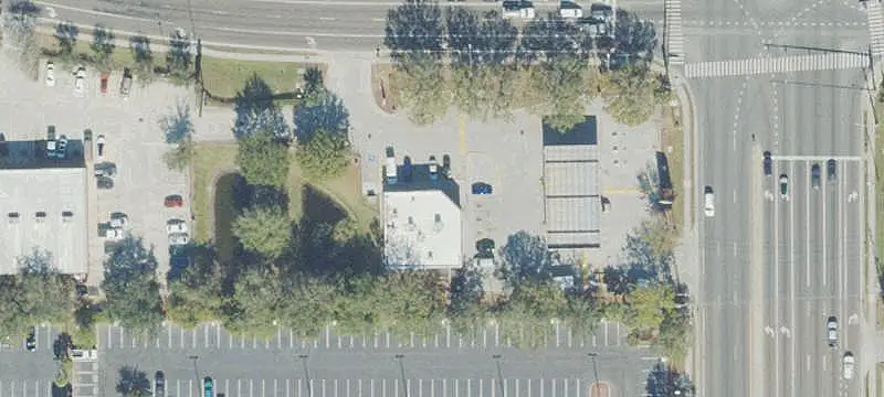 Corner-Lot Gas Station