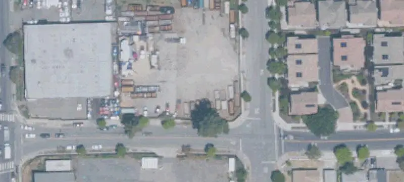 Fenced Industrial Land