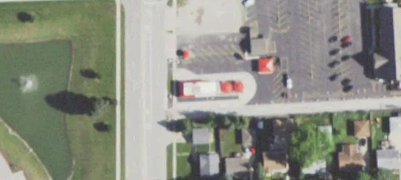 Drive-Through Restaurant With Garage