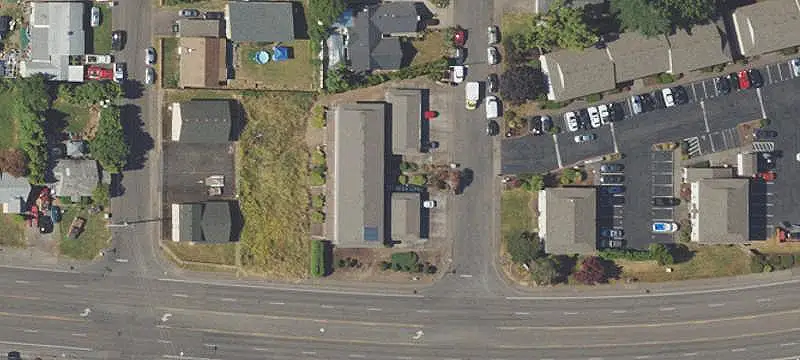 Apartment Building with Garages