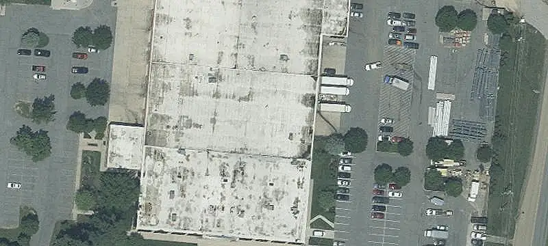 Open Warehouse with Drive-In Door