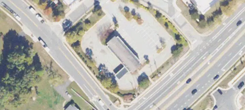Freestanding Bank Building with Canopy