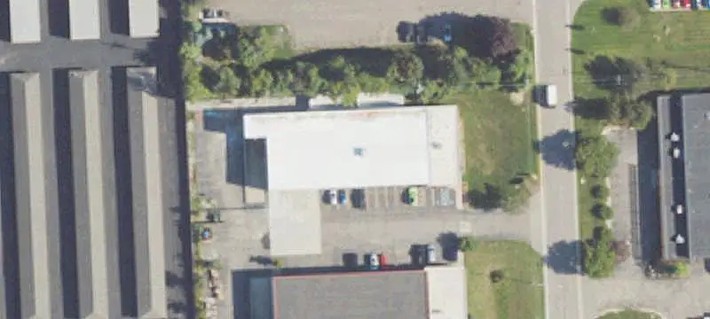 Industrial Warehouse with Crane
