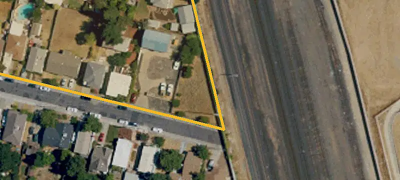 Fenced Commercial Land