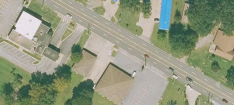 Bank Branch with Drive-Through Lanes