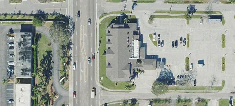 Two-Story Restaurant with Pylon Sign