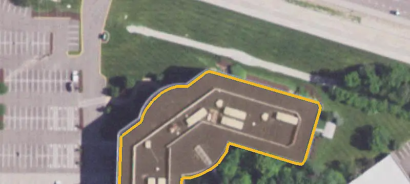 Office Building with Covered Deck