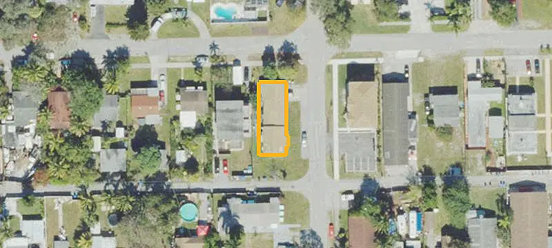 Duplex with Four-Car Carport