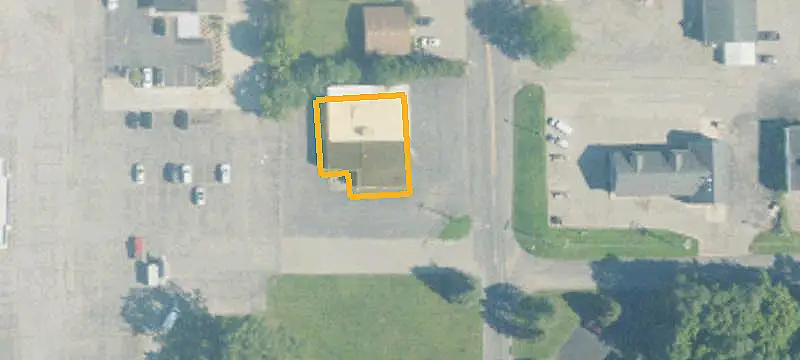 Office Building with Paved Parking