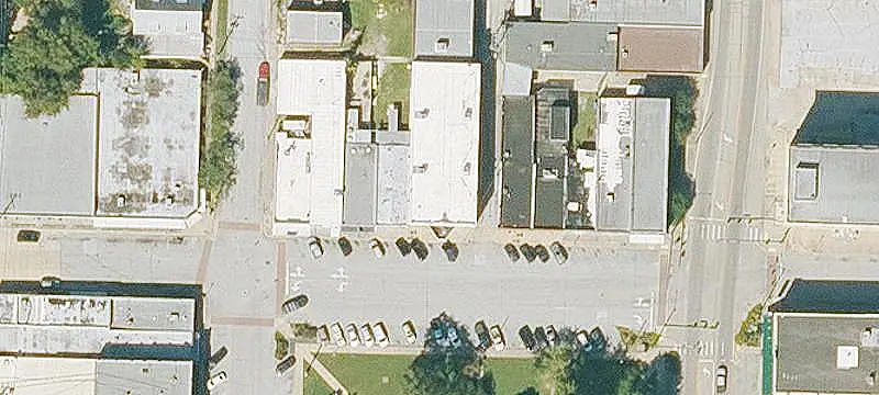 Mixed-Use Building with Dual Entrances