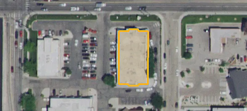 Corner Strip Mall Retail Space